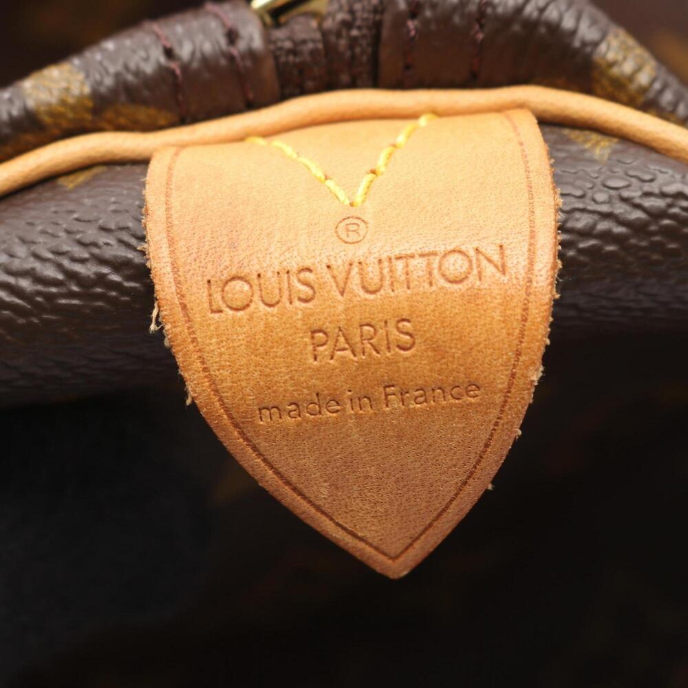 LOUIS VUITTON Brown Monogram Leather Keepall 50 Boston Bag - Picture 4 of 10